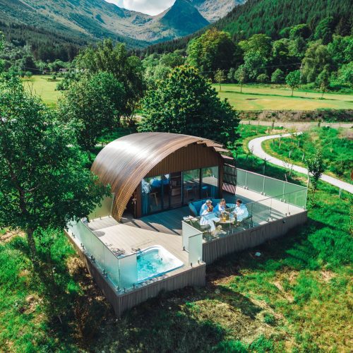 5 ⭐️ Seabed Luxury Lookout Lodge in Glencoe for 4 People