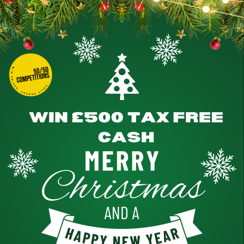 Win £500 Tax Free Cash!