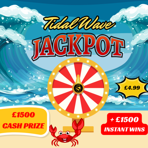 Tidal Wave Jackpot £1500 + Instant Wins