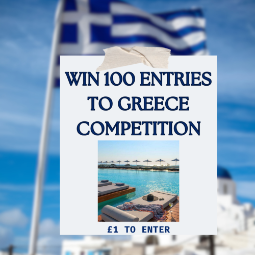 Mini Draw *1 - 100 Entries to Greece Holiday